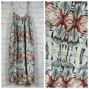 Aeropostale Romper Tokyo Kaleidoscope Waistless Shorts One Piece Strappy Juniors